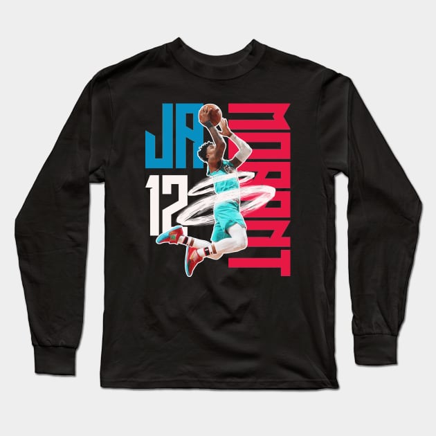 Ja Morant Long Sleeve T-Shirt by The Dare